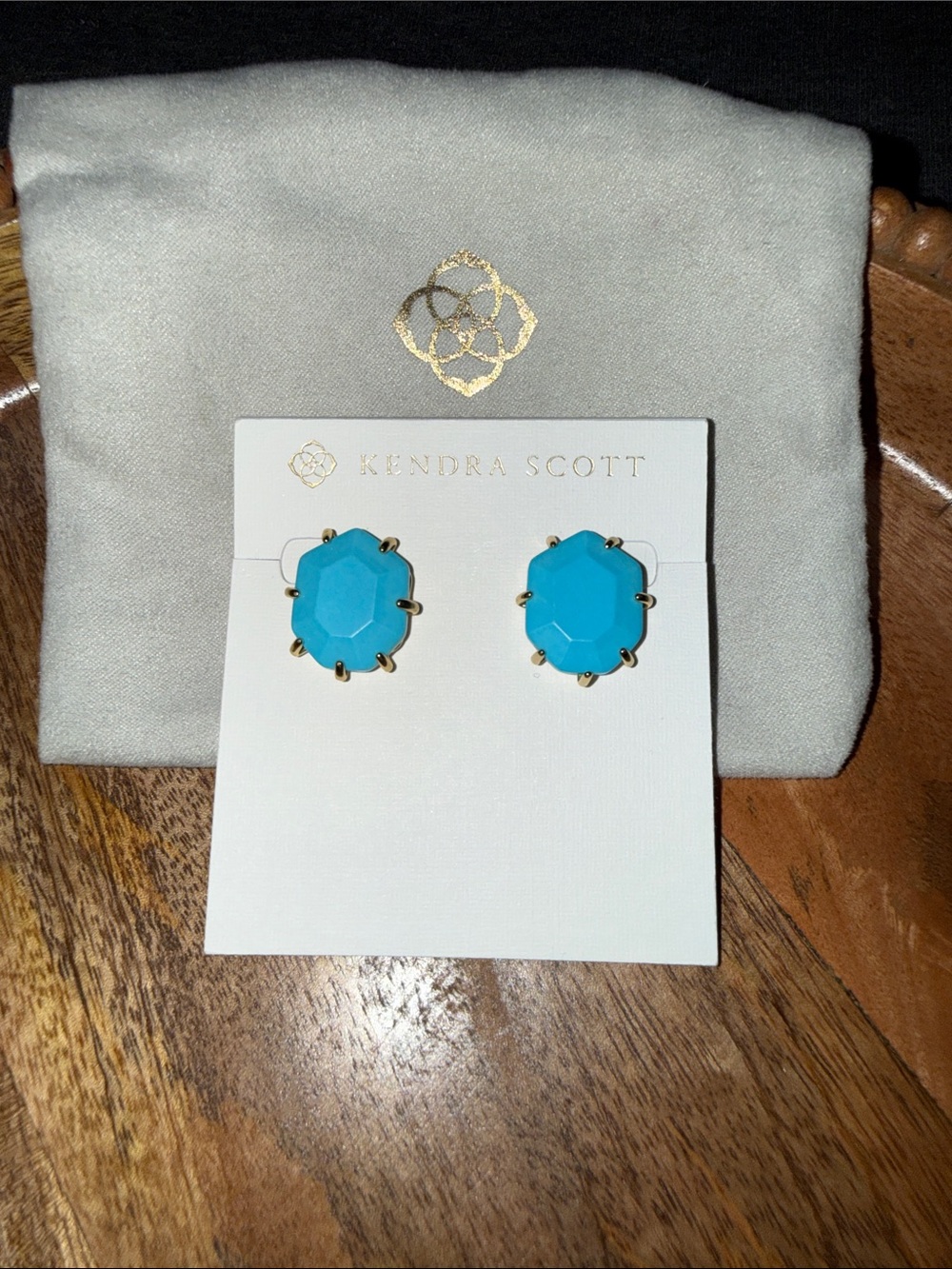Kendra Scott Turquoise Morgan Stud Earrings